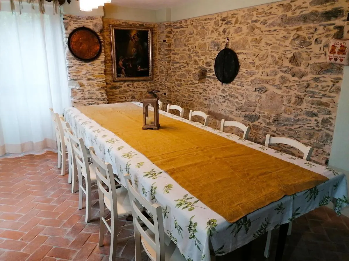 Bed and Breakfast La Chouette Pieve di Teco Frühstückspension